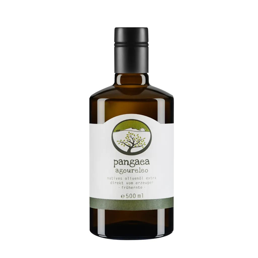 Pangaea Olivenöl Pangaea Agoureleo Olive Oil made from unripe green olives, 500ml bottle 500 ml