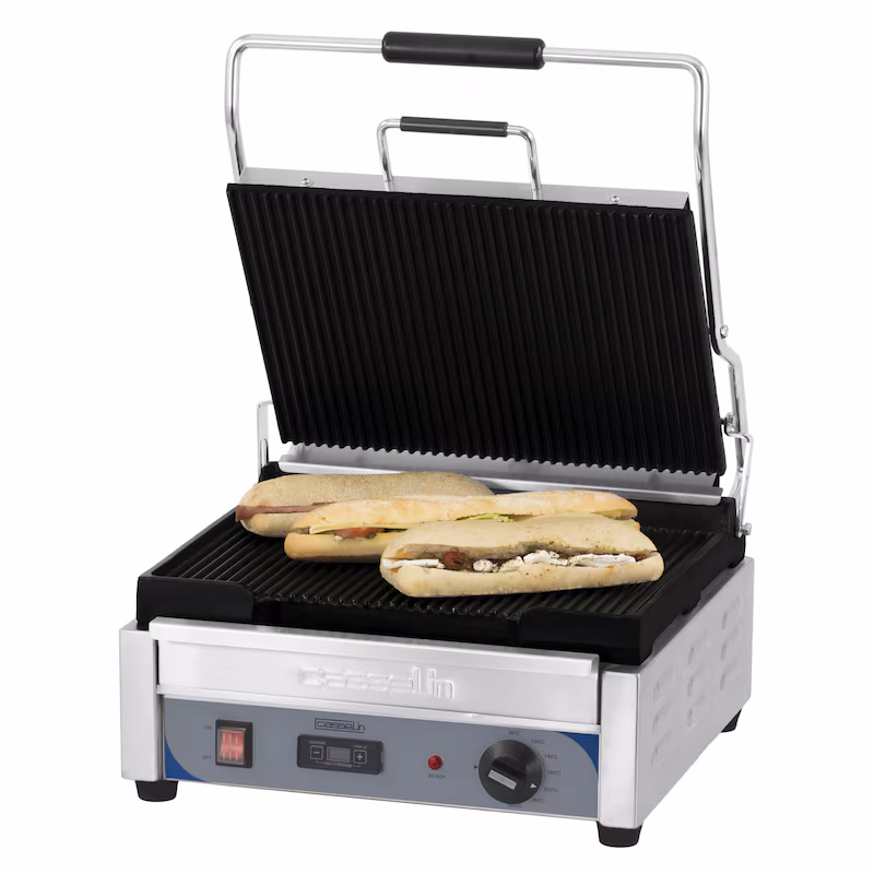 Panini Grill L - Premium - Grilled / Grilled with Timer CGPRRGPT Casselin