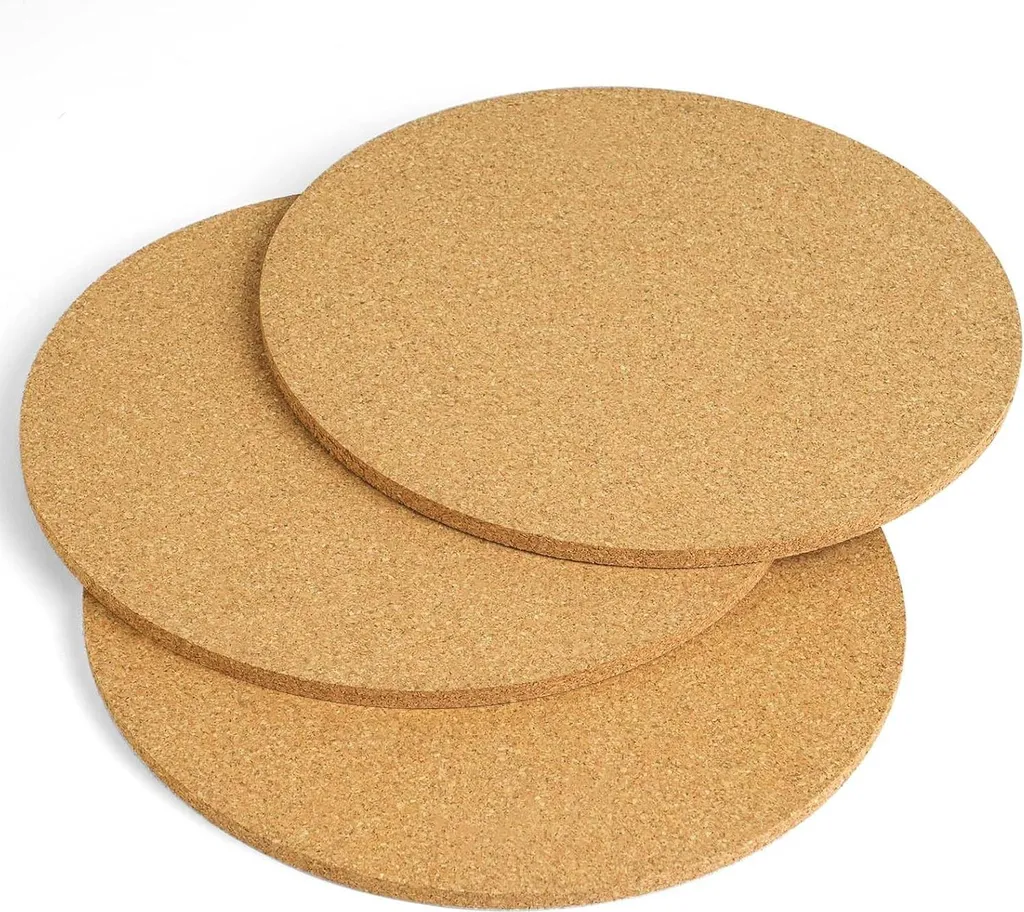 Markenlos 4-piece set of trivets - 191 cm - Extra thick trivets, adjustable size - Anti-slip stacking protectors for pans, pots, bowls and kitchen utensils