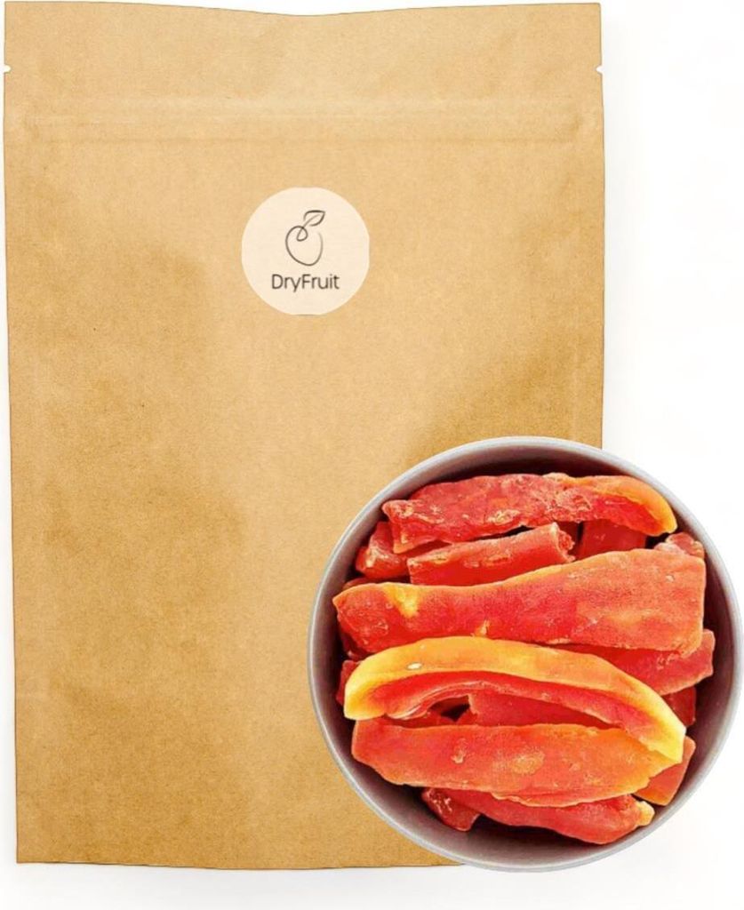 dry-fruit Dried, sugared papaya sticks, 1 kg 1000g