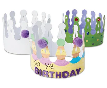 Paper crowns, 24 pieces