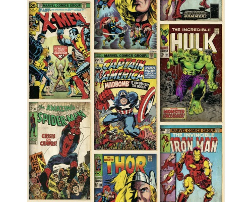 Paper wallpaper 70-238 Kids@Home Marvel Action Heroes