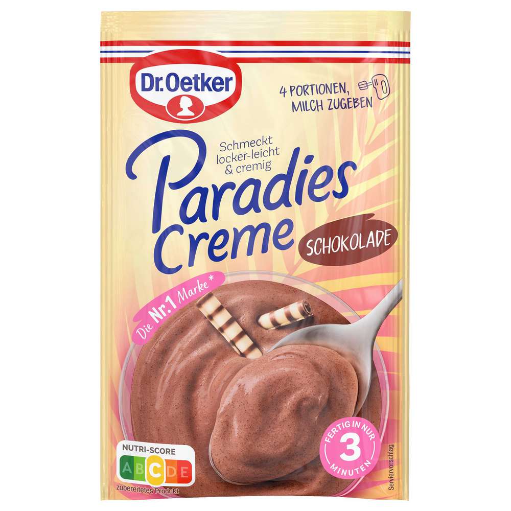 Dr. Oetker Paradiescreme, Schoko