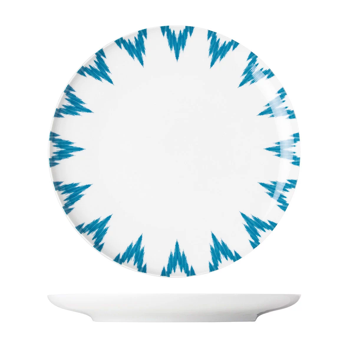 Paraiso dinner plate, coupe-shaped by Sieger by Fürstenberg