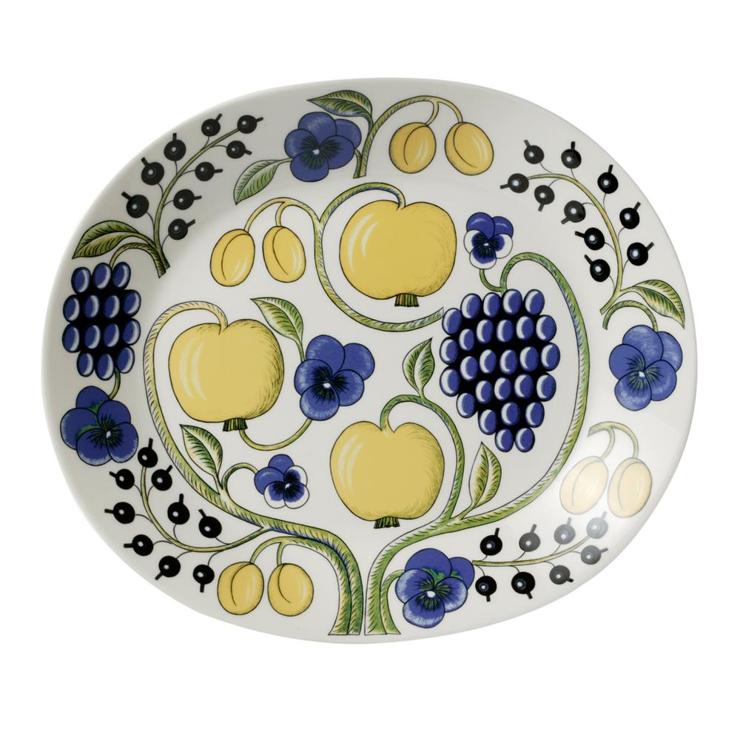 arabia Paratiisi Serving Plate Oval 36Cm