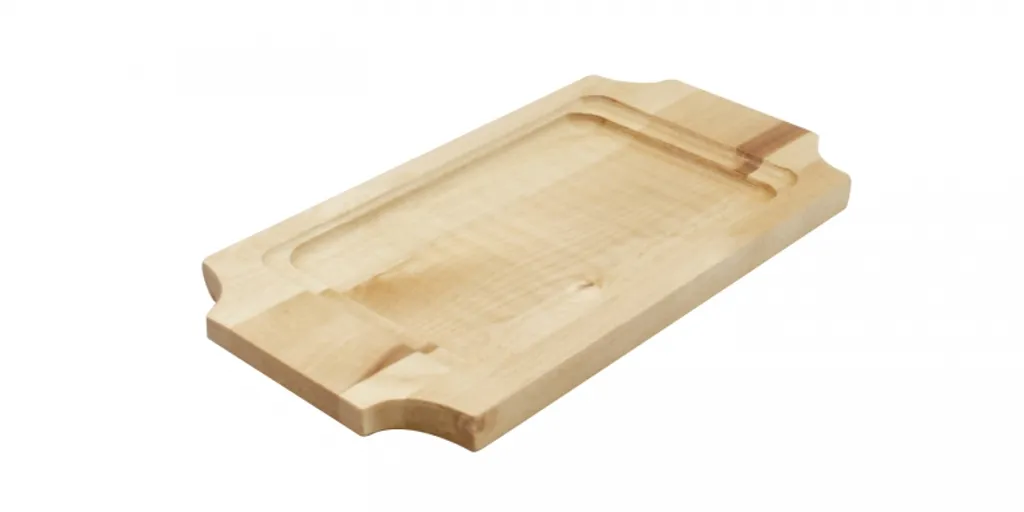 Carl Schmidt Sohn GmbH PARILLA trivet for square serving pan, recesses diameter: 17 and 19.5 cm, wood