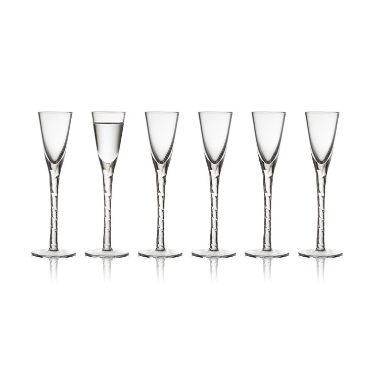 Lyngby Glas Paris shot glass 2.5 cl pack of 6