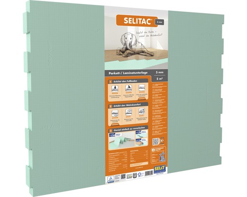 Selit Parquet and laminate underlay SELITAC® 5 mm 5 m²