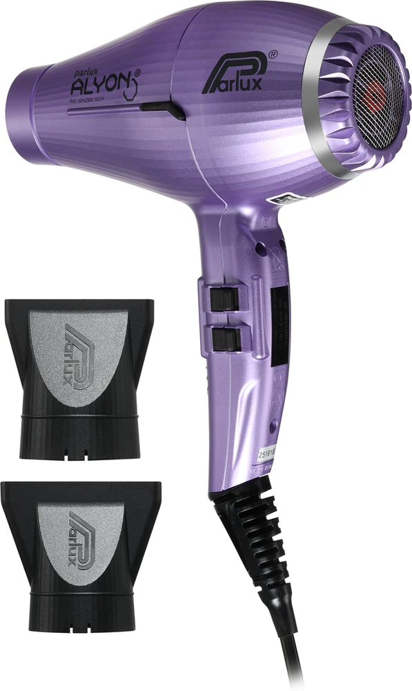 Parlux Alyon Air Ionizer Tech Lilac Edition Professional Hair Dryer with Ionizer