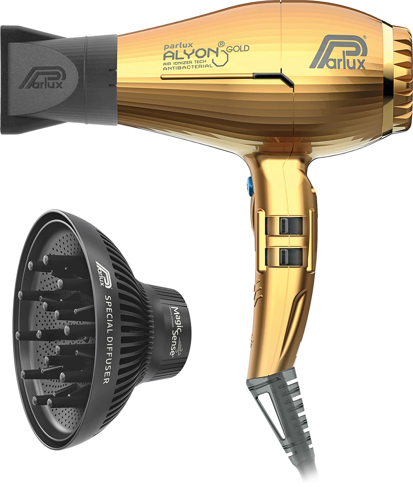 Parlux Alyon + Magic Sense professional hair dryer with ionizer + diffuser