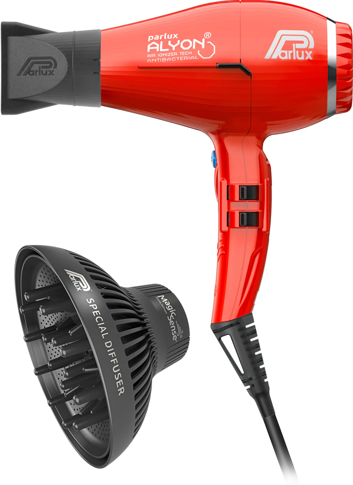 Parlux Alyon + Magic Sense Professional Hair Dryer with Ionizer + Diffuser