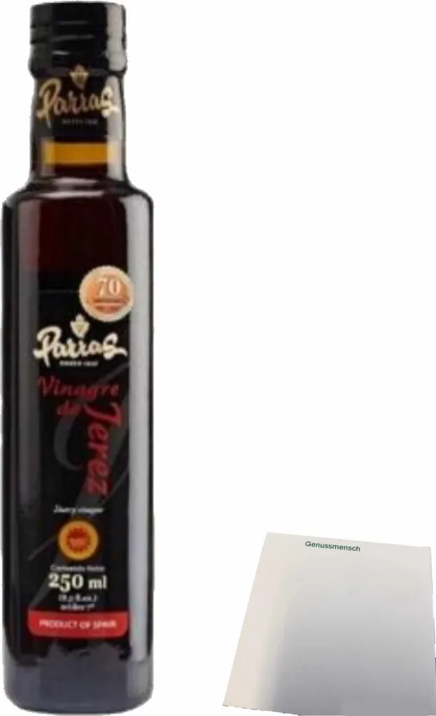 Parras Vinagre de Jerez Sherry Vinegar (250ml bottle) + usy Block