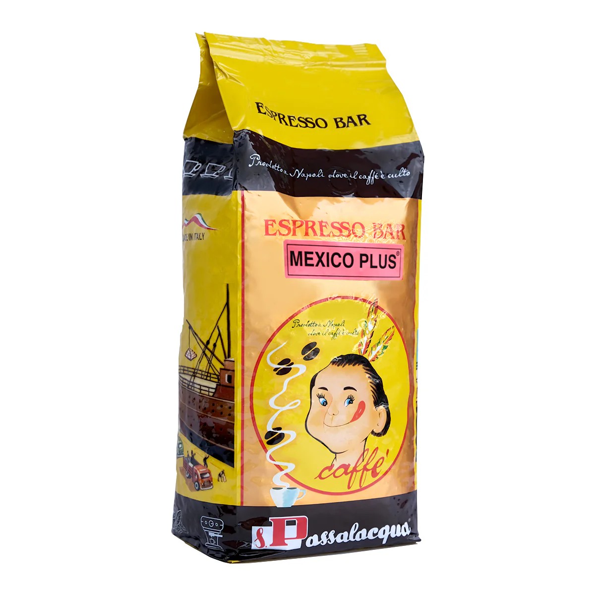 Passalacqua Mexico plus, 1 kg / whole bean