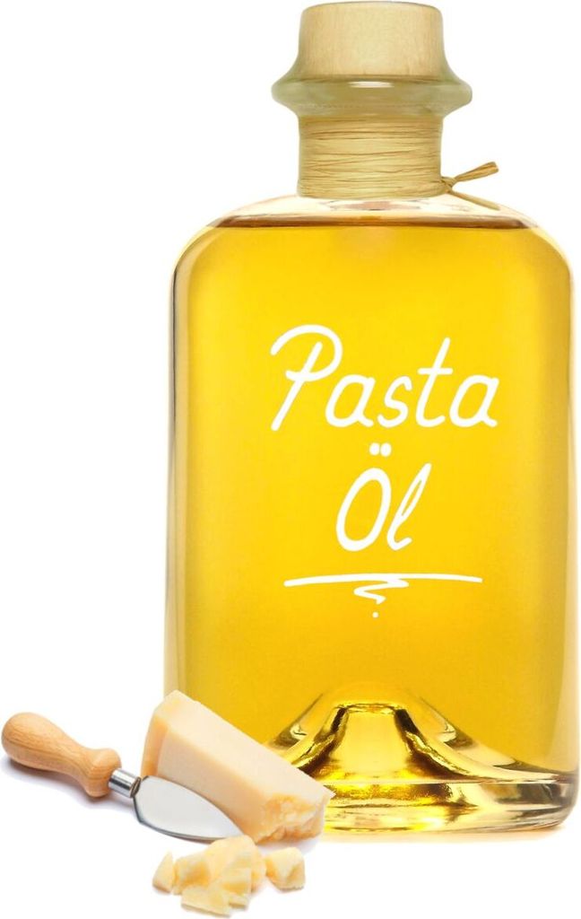 Edible! Pasta Oil 0.5L like hearty Italian hard cheese VEGAN rapeseed oil can be heated to high temperatures