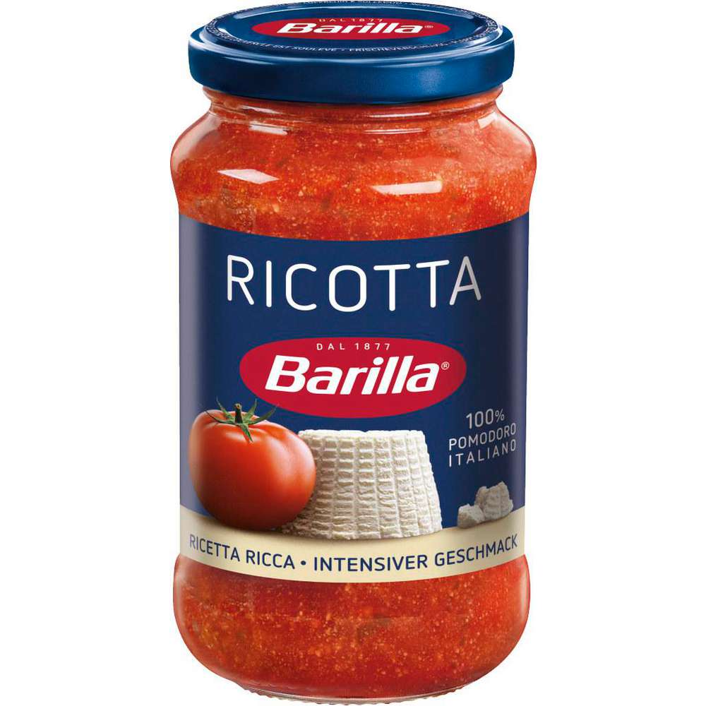 Barilla Pasta Sauce Pomodore mit Tomaten & Ricotta