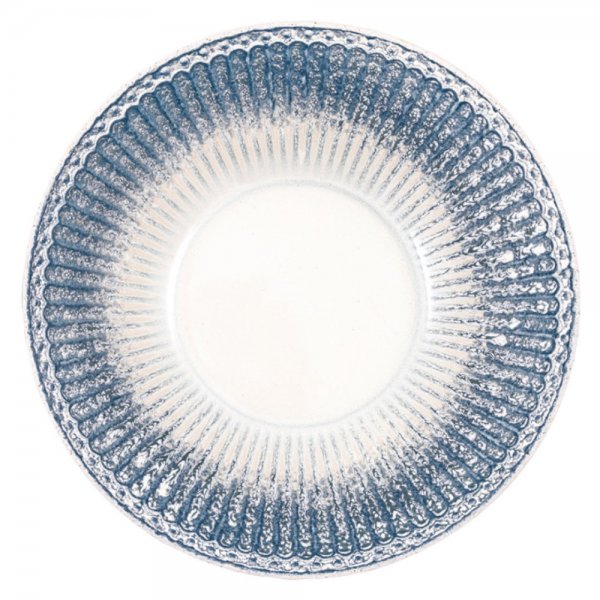 Pasta plate Alice Ripple Blue (23cm) from Greengate