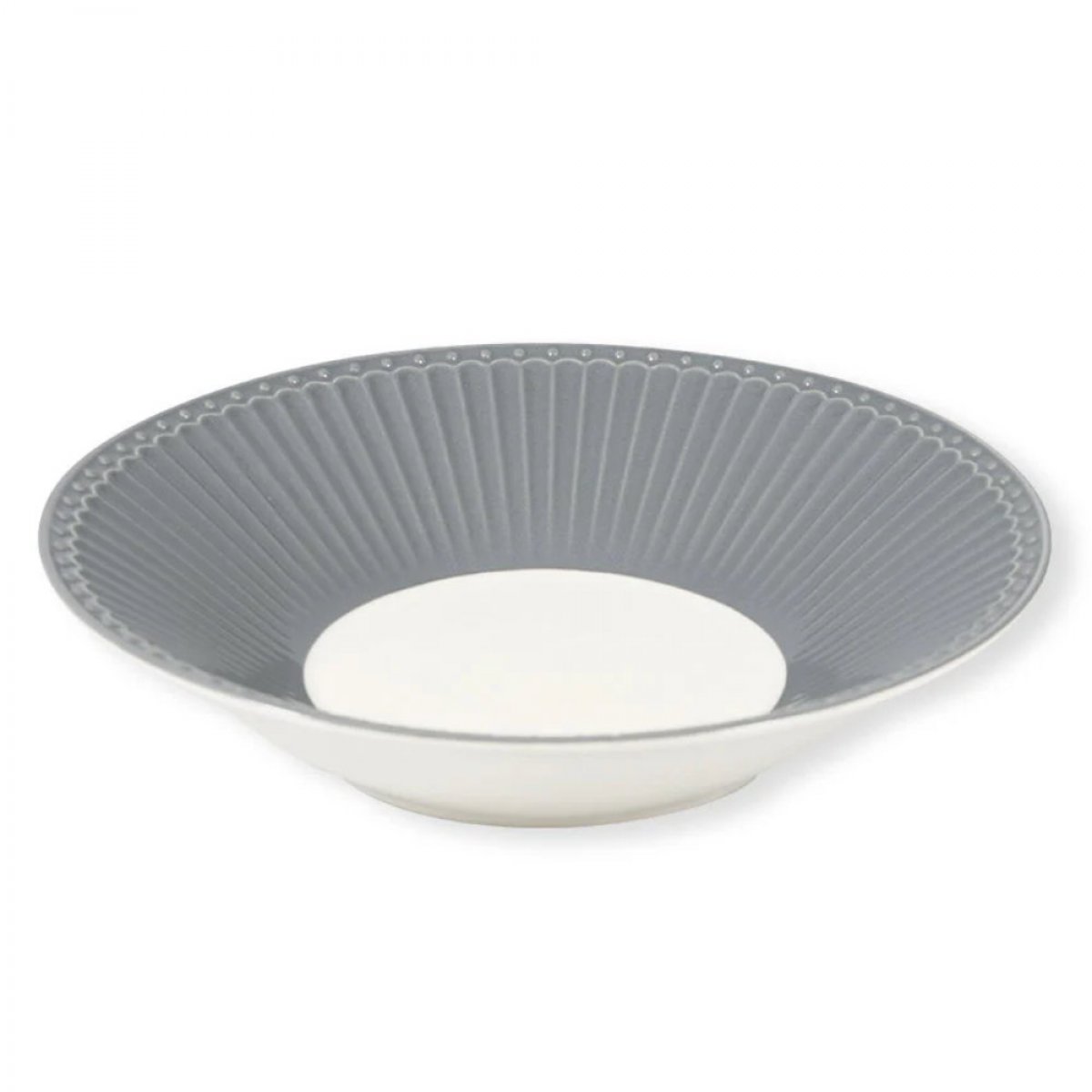 Pasta plate Alice Stone Gray 23 cm from Greengate