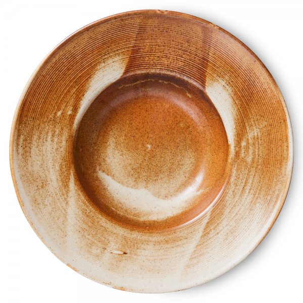 Pasta plate Beige Chef Ceramics by HKliving
