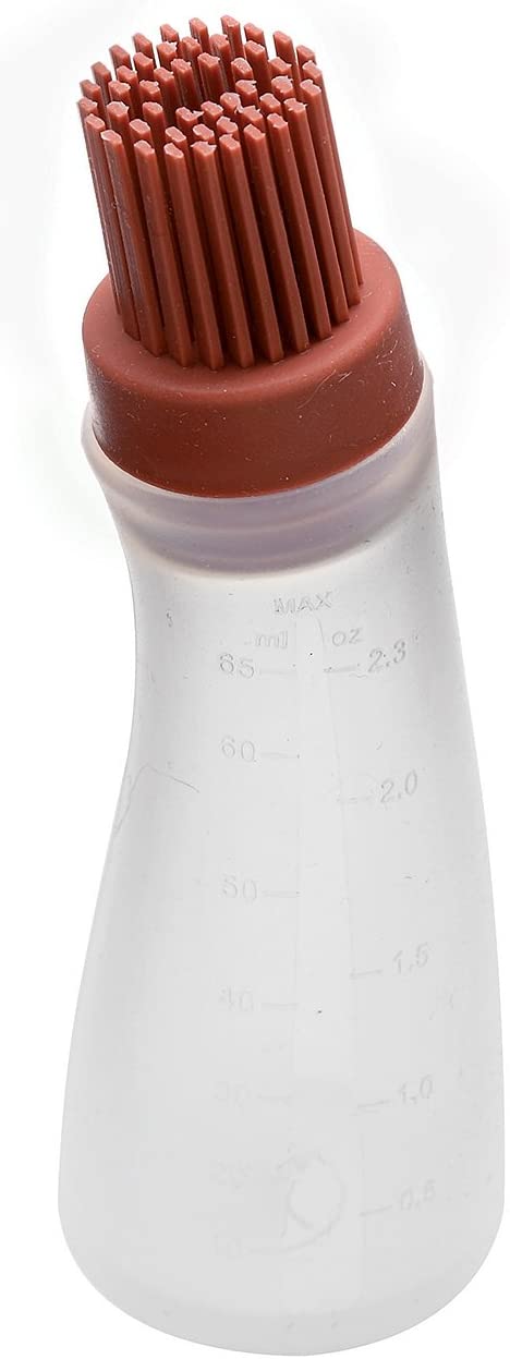 Sambonet Cake Brush with Scale Kitchen Gadget Silicone Red Container