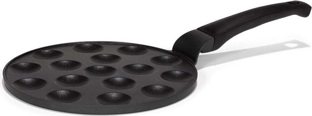 Patisse poffertjespan 25 cm cast aluminum black