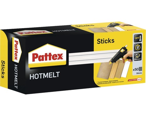 Pattex Hotmelt hot glue sticks 50 pieces