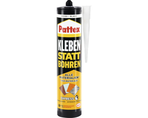 Pattex assembly adhesive gluing instead of drilling Express 390 g