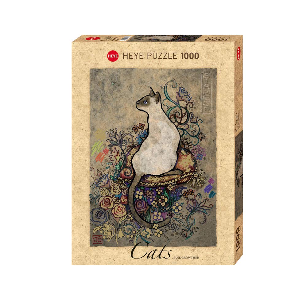 Heye Paul Lamond Jane Crowther Siamese Cats Puzzle (1000-Piece)