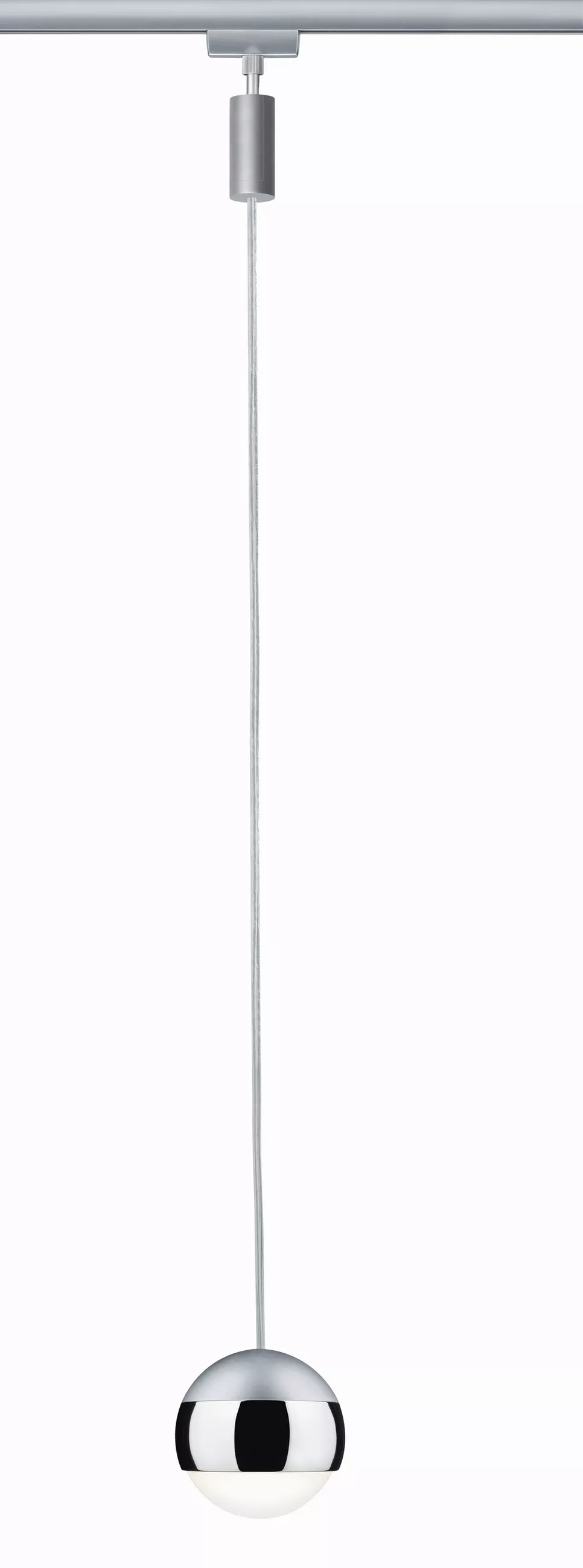 Paulmann URail 8.7/130 cm track system pendant light, Chrome-colored