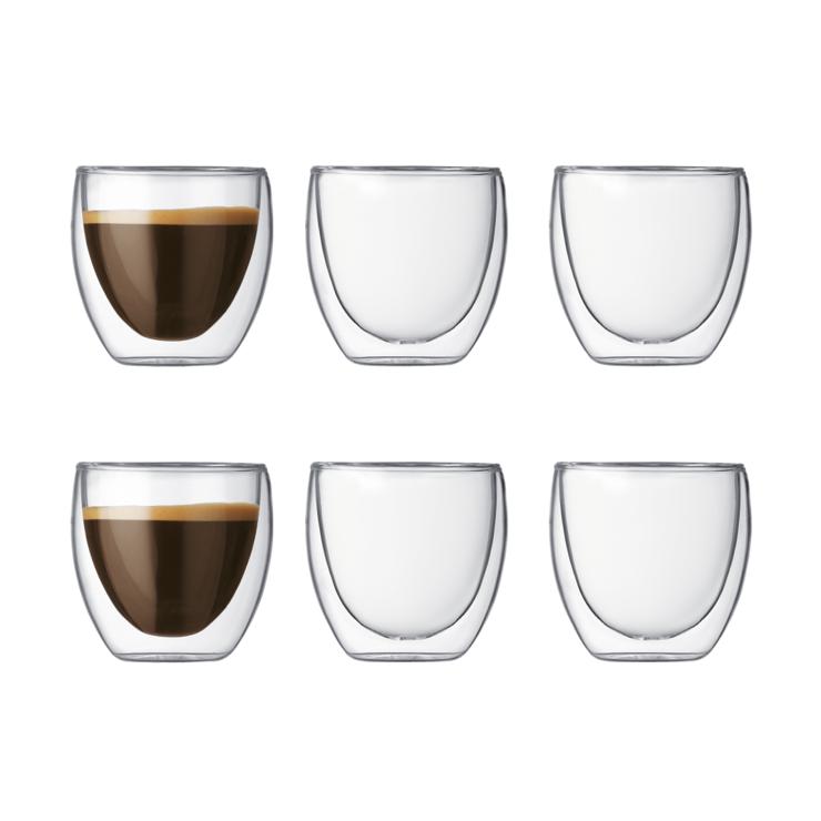 Bodum Pavina Double-Walled Glass 6-Pack