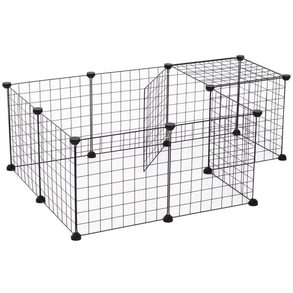 Hornbach PawHut mesh enclosure, outdoor enclosure, 106 x 73 x 36 cm, metal, black