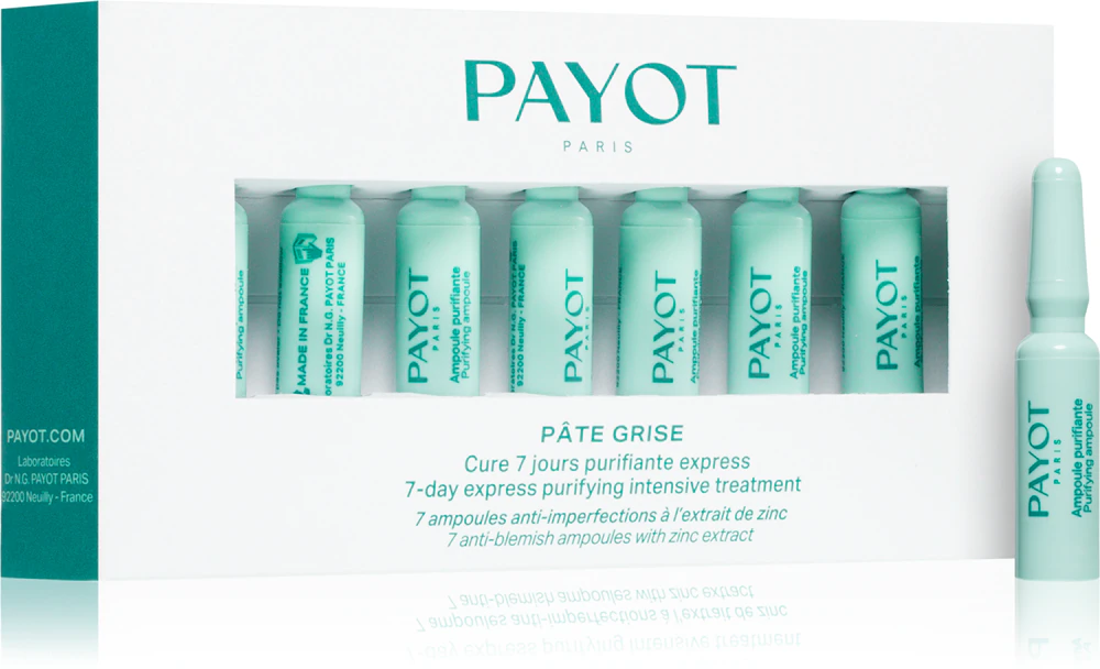 Payot Pâte Grise Cure 7 Jours Purifiante Express 7-day intensive care to relieve acne symptoms