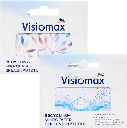 Visiomax Microfiber eyeglass cleaning cloth, 1 pc.