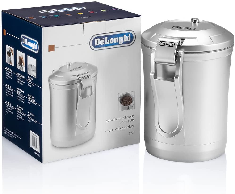 De’Longhi Delonghi 5513290061 500g Vacuum Coffee Canister
