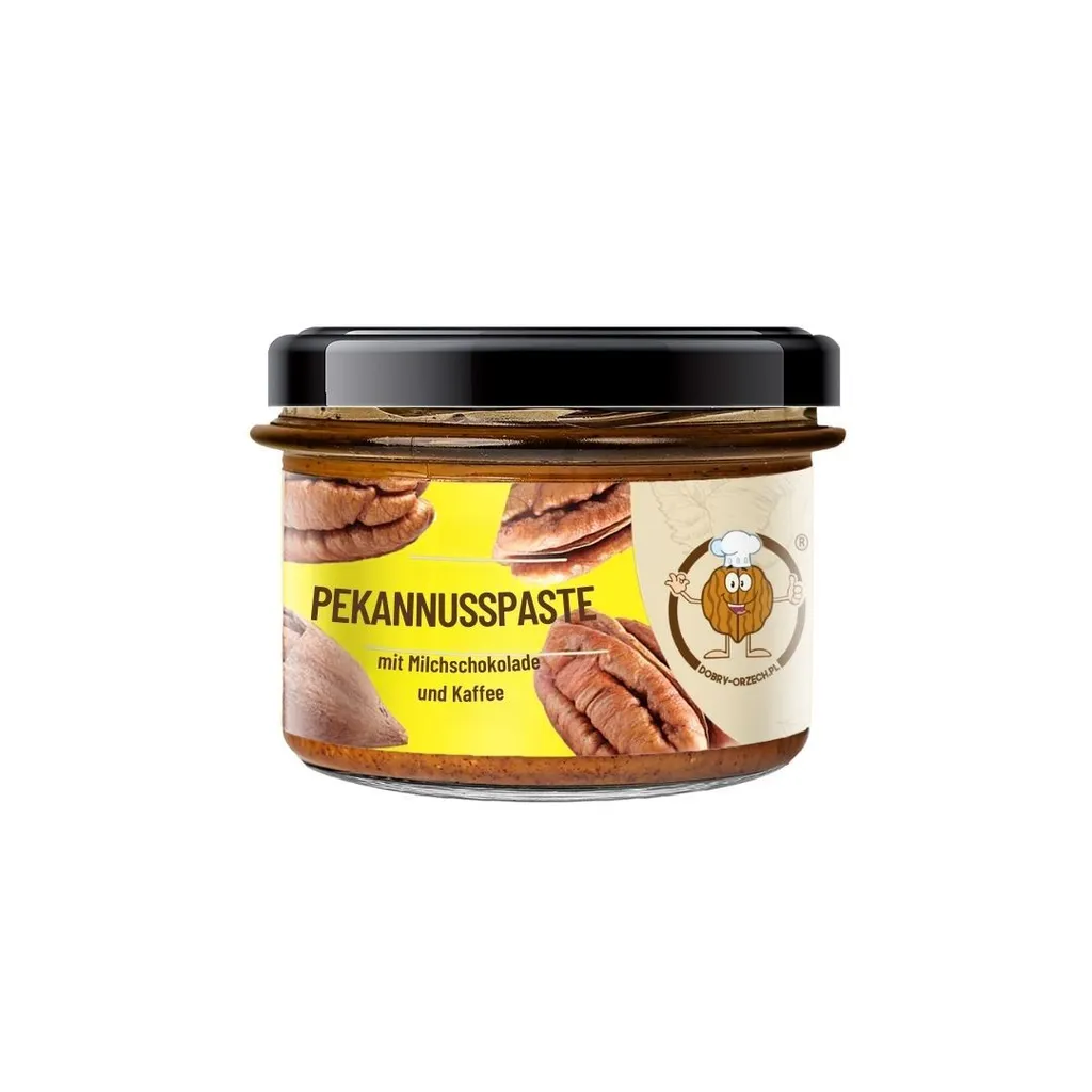 Manufaktura Dobry Orzech Pecan paste with milk chocolate and coffee