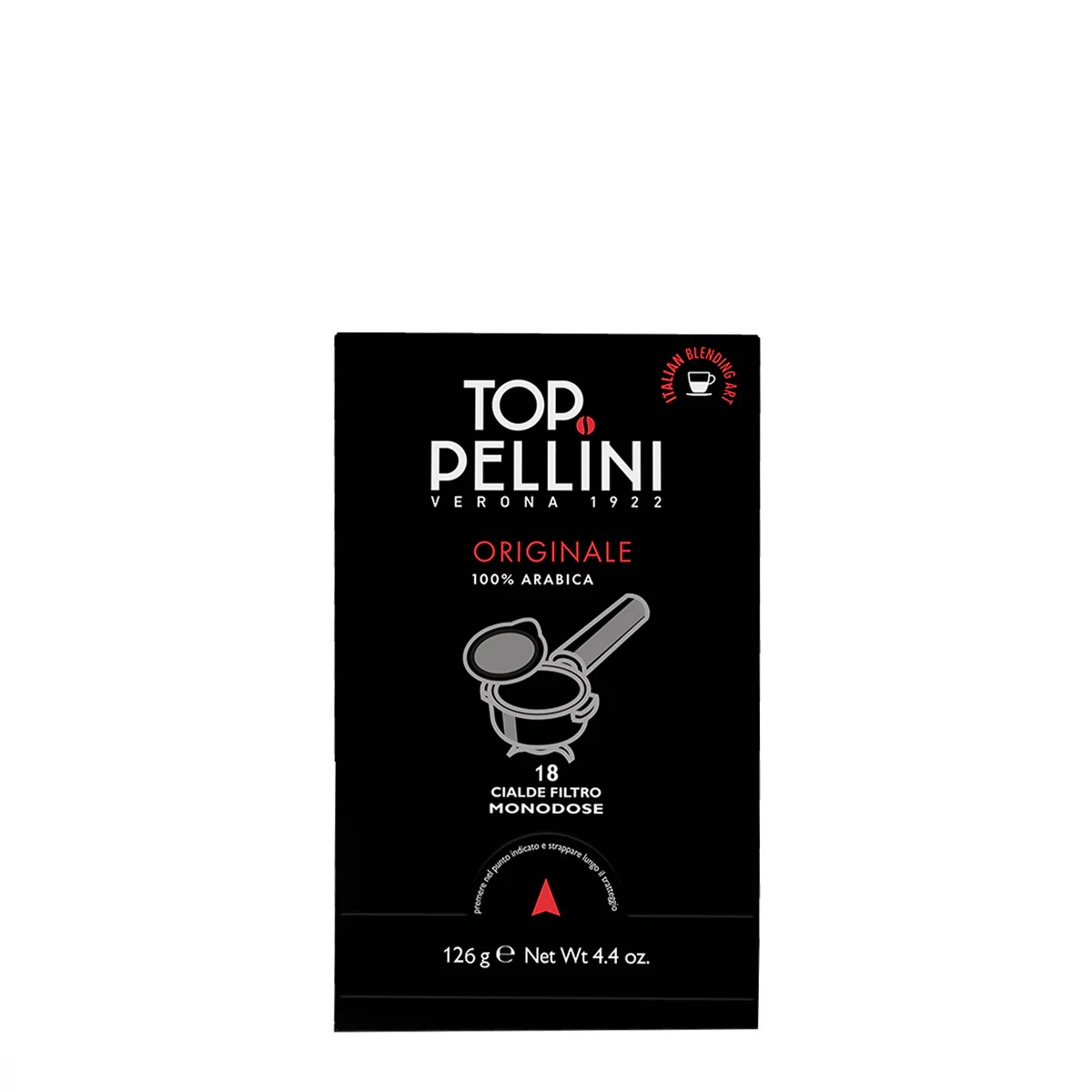 Pellini Top Originale 100% Arabica 18 pieces, 126 g / Pads
