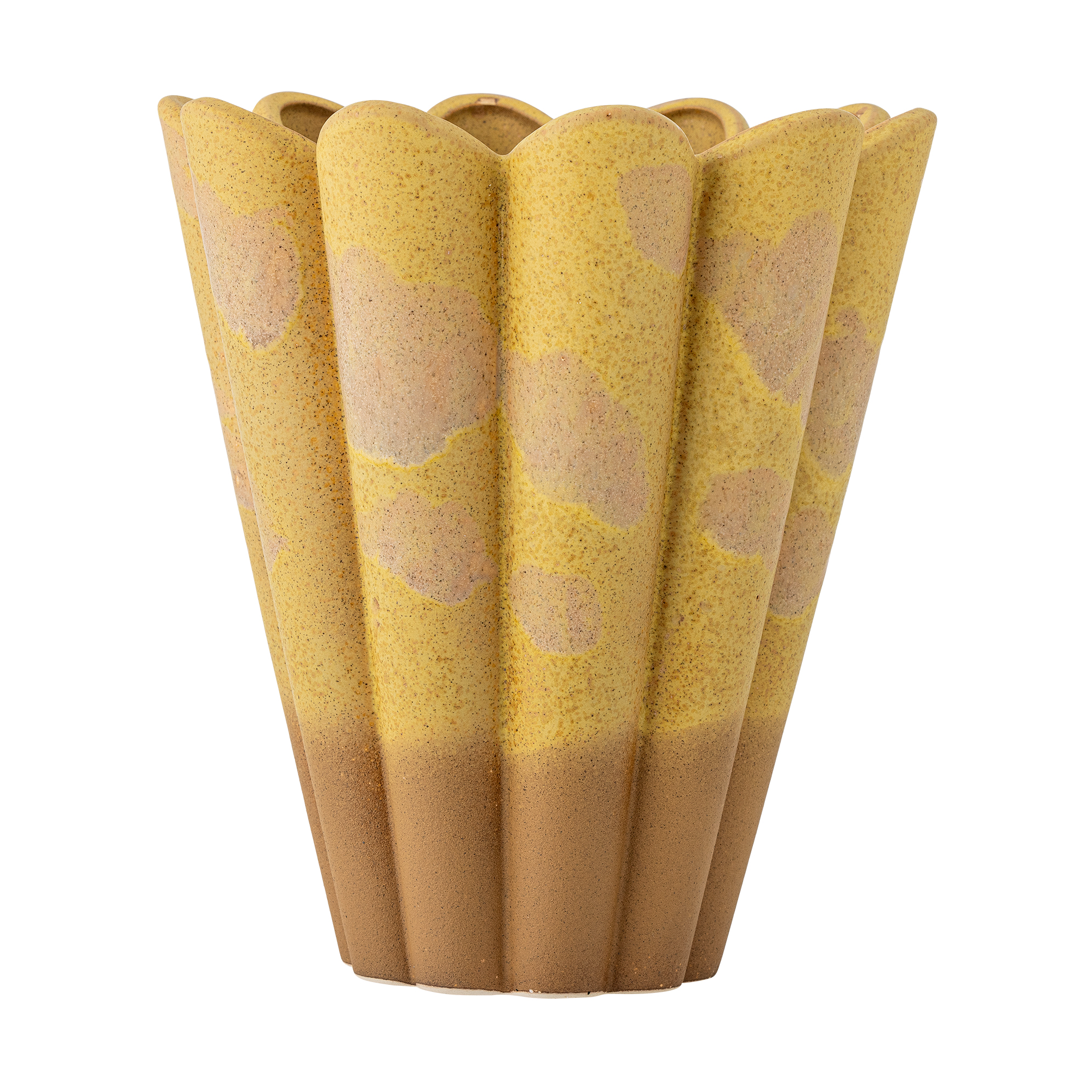 Bloomingville Penn Vase 25.5x29 cm, Yellow