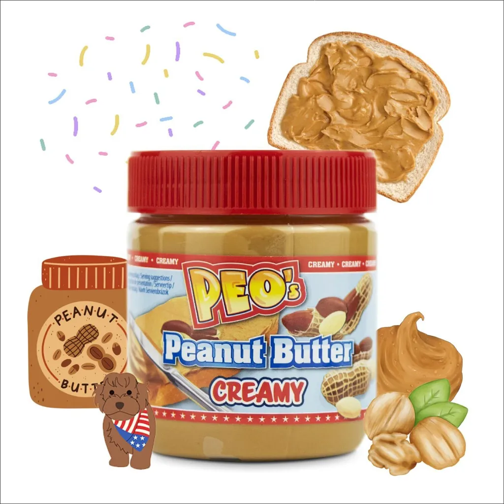 TSI Consumer Goods PEOs Peanut Butter 350g Creamy peanut butter made from roasted peanuts