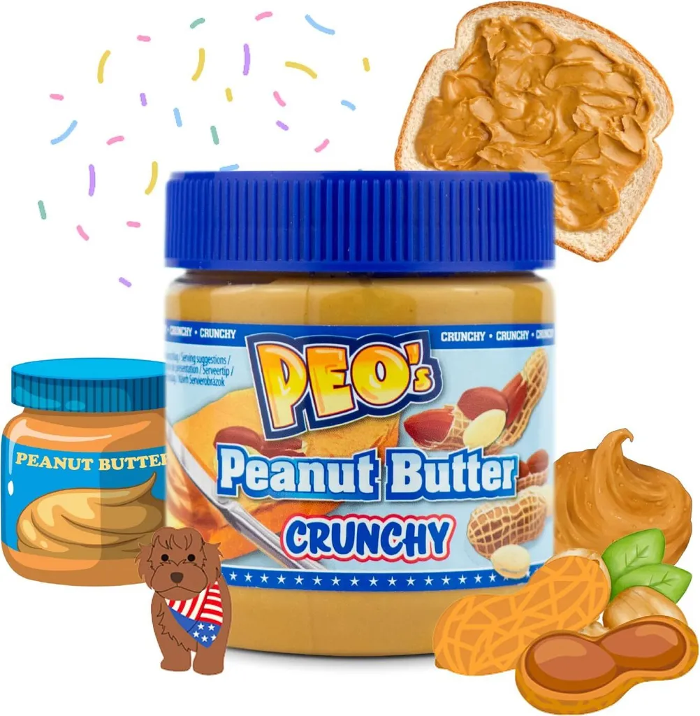 TSI Consumer Goods PEOs Peanut Butter 350g Crunchy peanut butter made from roasted peanuts