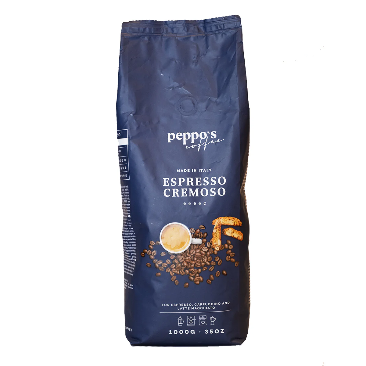 Peppos Coffee Creamy Espresso, 1000 g