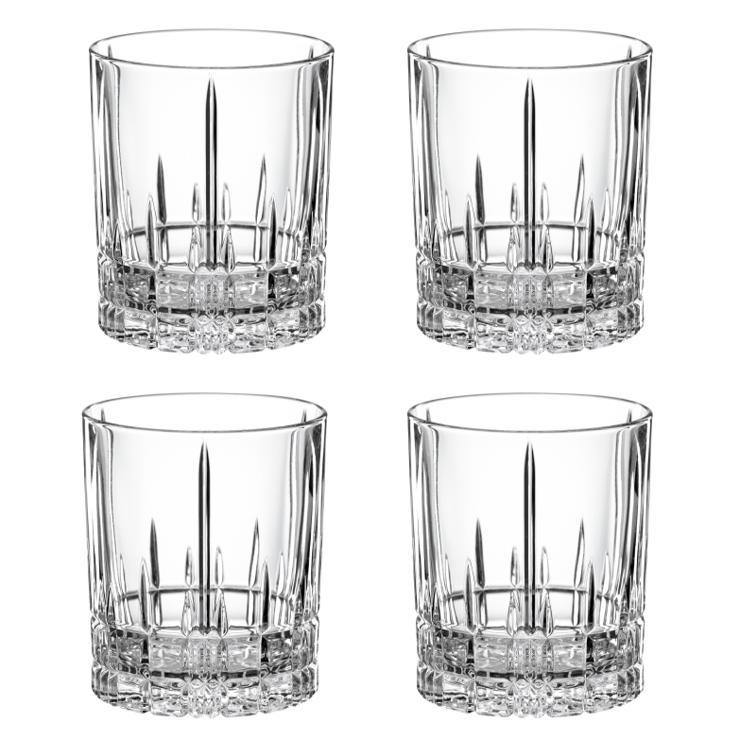 Spiegelau Perfect Serve Whiskey Glas Dof 37Cl, 4er Pack