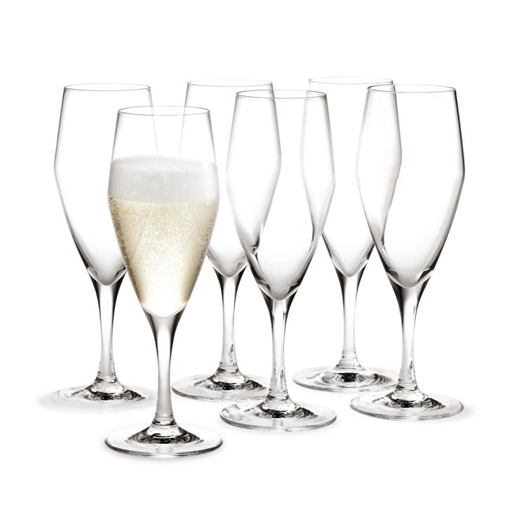 Holmegaard Perfection champagne glass 23 CL 6-pack