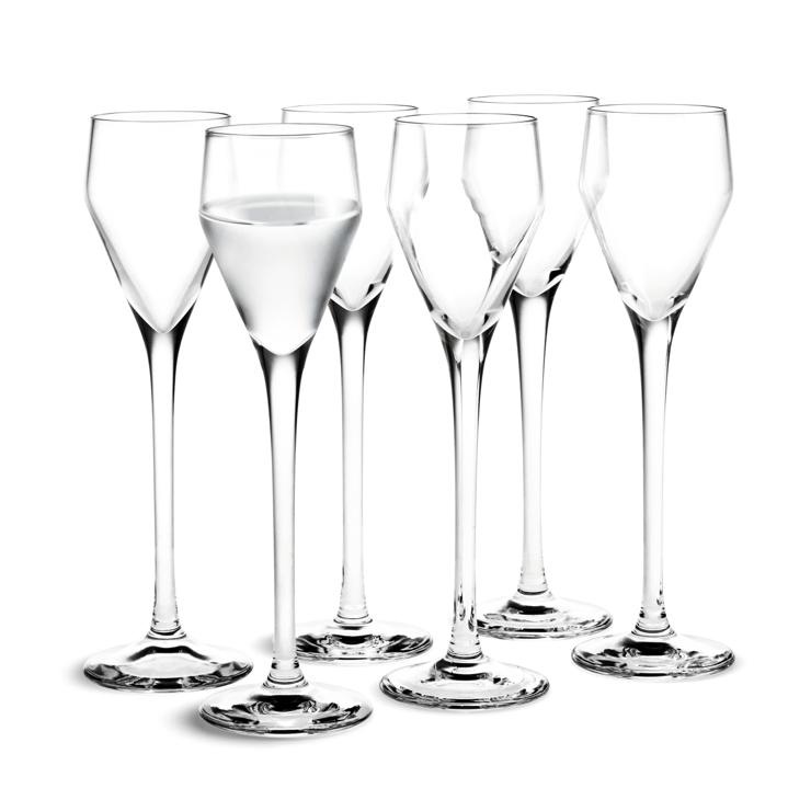 Holmegaard Perfection schnapps glass 5.5 cl 6-pack