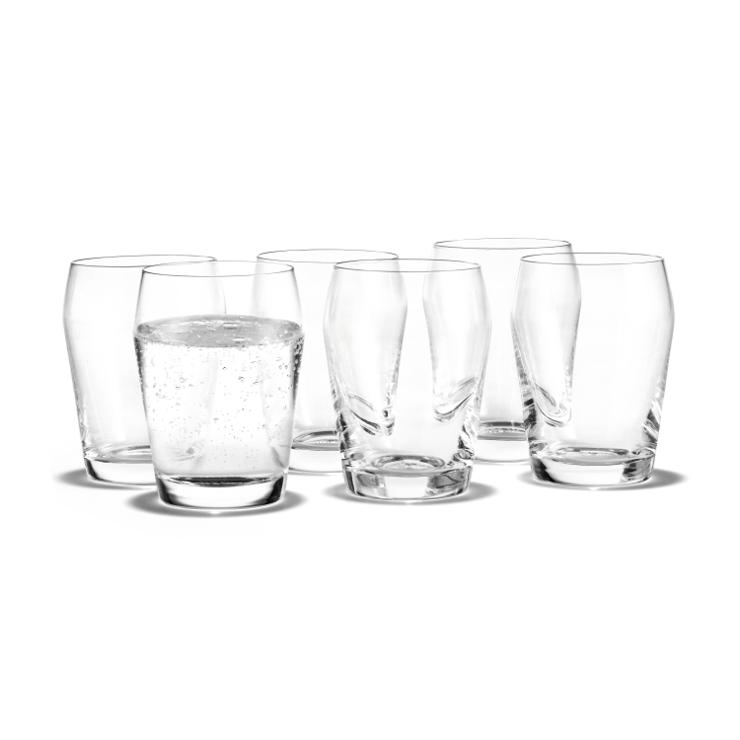 Holmegaard Perfection water glass transparent 6-pack pack