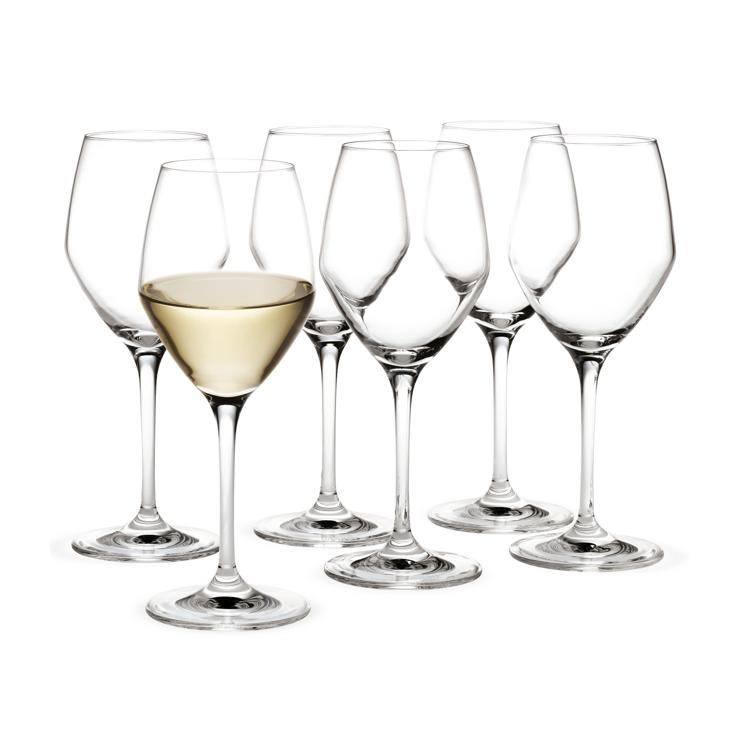 Holmegaard Perfection white wine glass 32 CL 6-pack