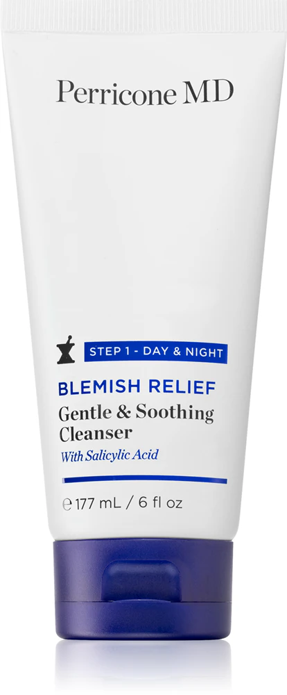 Perricone MD Blemish Relief Cleanser gentle soothing gel for cleansing and makeup removal