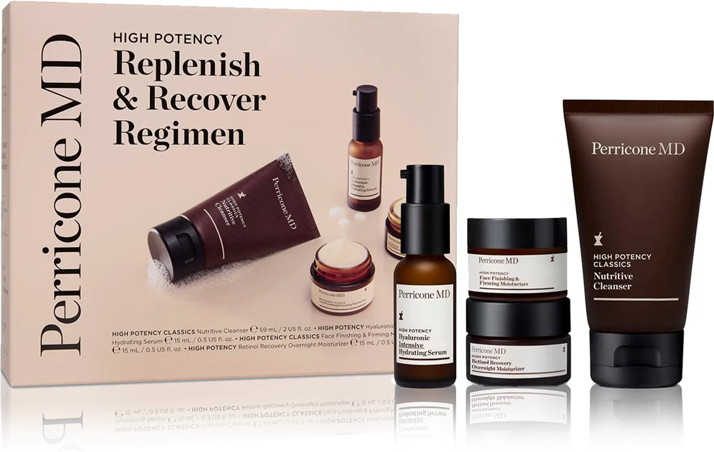 Perricone MD High Potency Replenish & Recover Regimen Gift Set moisturizes tight skin