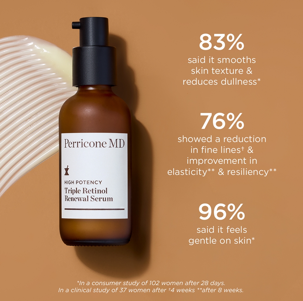 Perricone MD High Potency Triple Retinol Renewal Serum rejuvenating skin serum with retinol