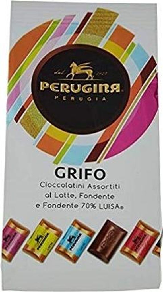 Perugina Grifo Milk & Dark 51%, Dark 70% Italian Chocolate Cocoa 200g