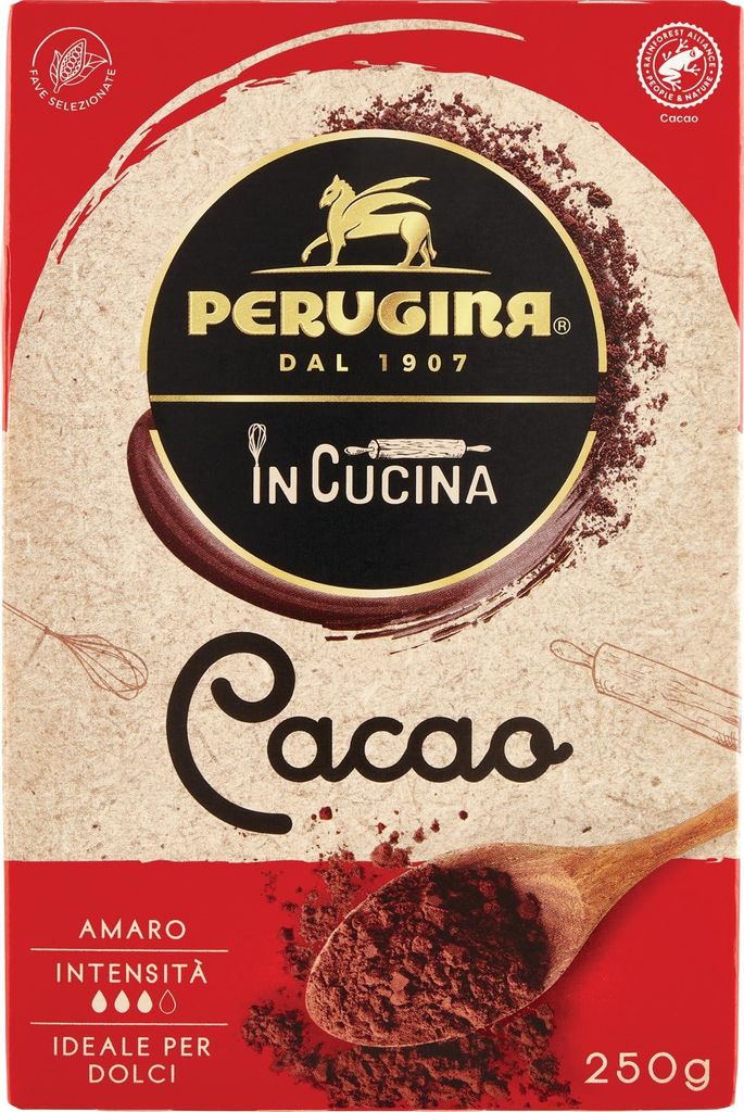 PERUGINA Cocoa Bitters 250 grams For Cakes and Tarts - Italy 250g