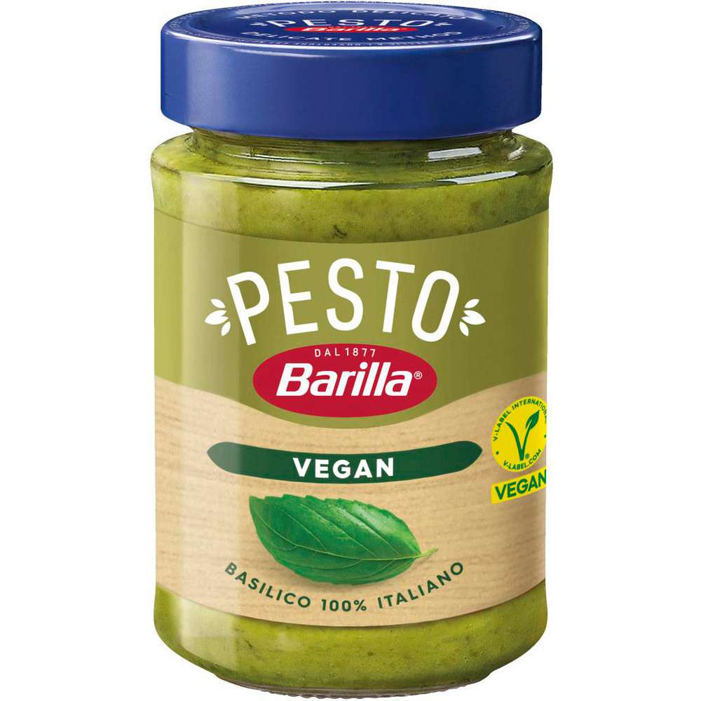 Barilla Pesto Basilikum, vegan